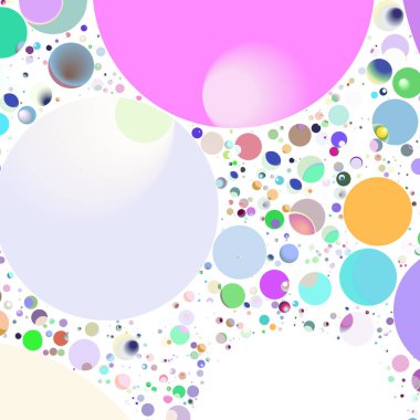 Çok renkli geometrik daire arka plan seamless modeli.