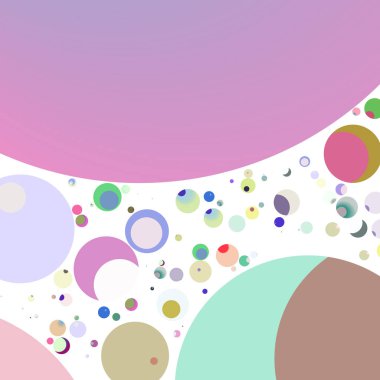 Çok renkli geometrik daire arka plan seamless modeli.