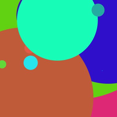 Daire geometrik yeni arka plan çok renkli desen.