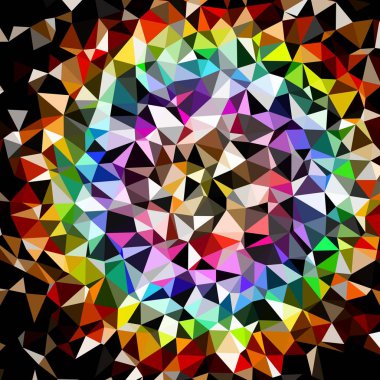 Arka plan çok renkli geometrik poligonal.