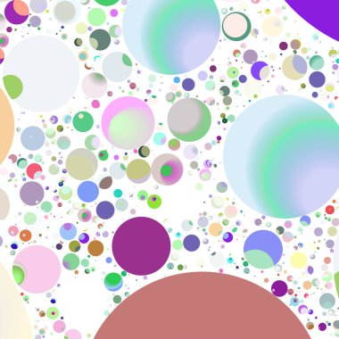 Çok renkli geometrik daire arka plan seamless modeli.