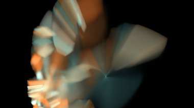 Fantezi kaotik renkli fraktal desen. Soyut Fraktal şekiller. 3D render resimde arka plan veya duvar kağıdı.