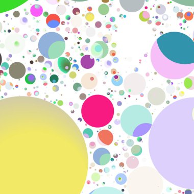 Çok renkli geometrik daire arka plan seamless modeli.