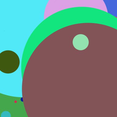 Daire geometrik yeni arka plan çok renkli desen.