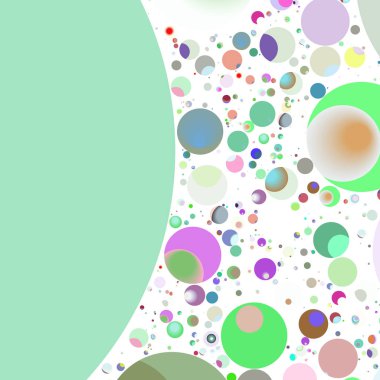 Çok renkli geometrik daire arka plan seamless modeli.