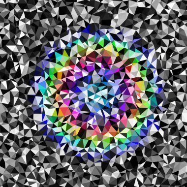 Arka plan çok renkli geometrik poligonal.