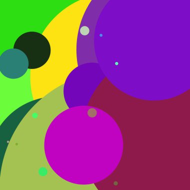 Daire geometrik şaşırtıcı arka plan çok renkli desen.