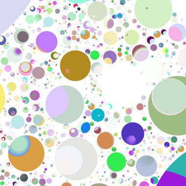 Çok renkli geometrik daire arka plan seamless modeli.