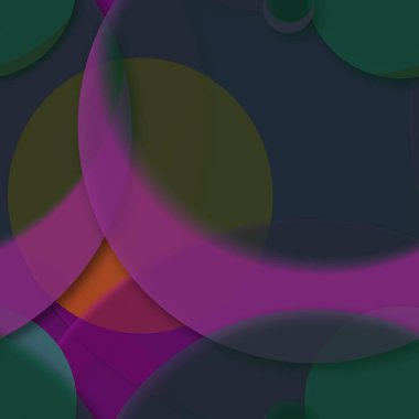 Çok renkli geometrik daire arka plan seamless modeli.