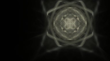 Fantezi kaotik renkli fraktal desen. Soyut Fraktal şekiller. 3D render resimde arka plan veya duvar kağıdı.