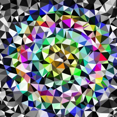 Arka plan çok renkli geometrik poligonal.