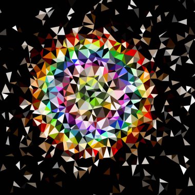 Arka plan çok renkli geometrik poligonal.