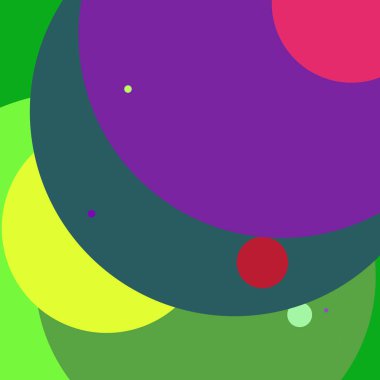 Daire geometrik şaşırtıcı arka plan çok renkli desen.