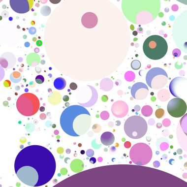 Çok renkli geometrik daire arka plan seamless modeli.