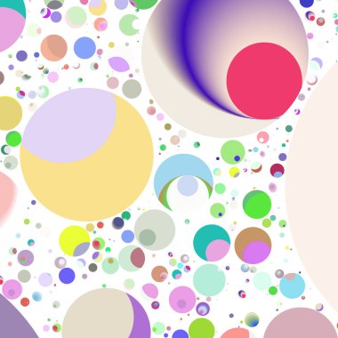 Çok renkli geometrik daire arka plan seamless modeli.