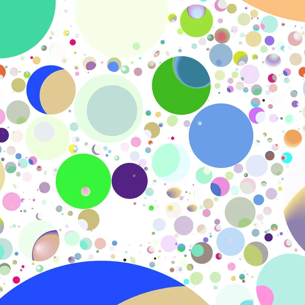 Çok renkli geometrik daire arka plan seamless modeli.