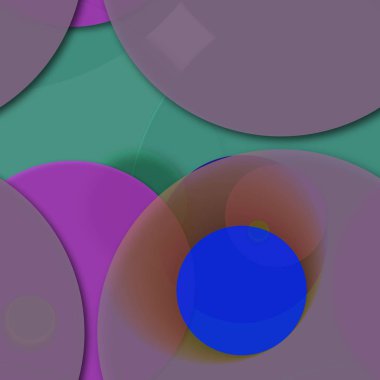 Çok renkli geometrik daire arka plan seamless modeli.