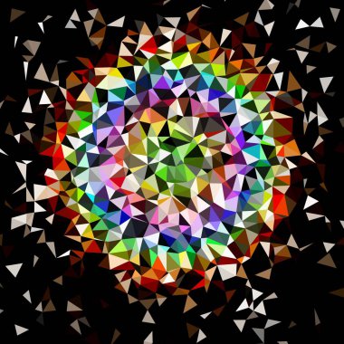 Arka plan çok renkli geometrik poligonal.