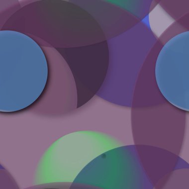 Çok renkli geometrik daire arka plan seamless modeli.