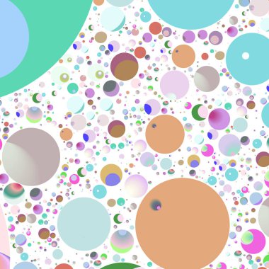 Çok renkli geometrik daire arka plan seamless modeli.
