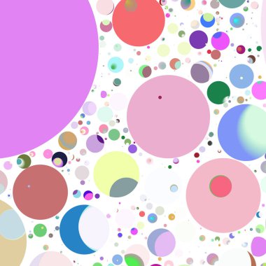 Çok renkli geometrik daire arka plan seamless modeli.