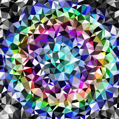 Arka plan çok renkli geometrik poligonal.