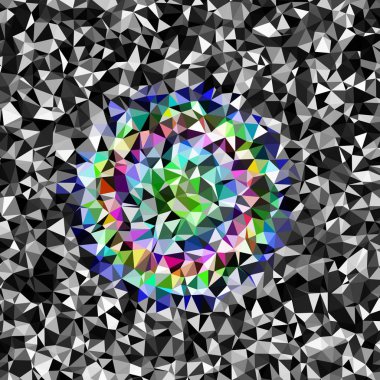 Arka plan çok renkli geometrik poligonal.