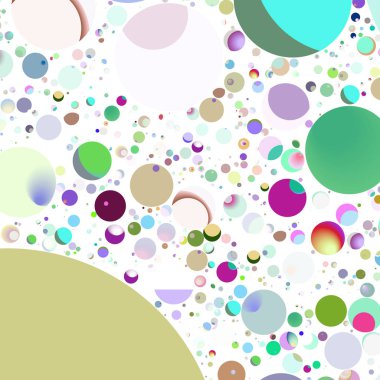 Çok renkli geometrik daire arka plan seamless modeli.