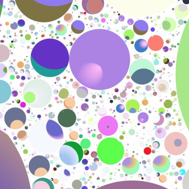Çok renkli geometrik daire arka plan seamless modeli.