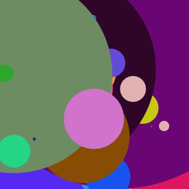 Daire geometrik büyük arka plan çok renkli desen.