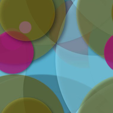 Çok renkli geometrik daire arka plan seamless modeli.