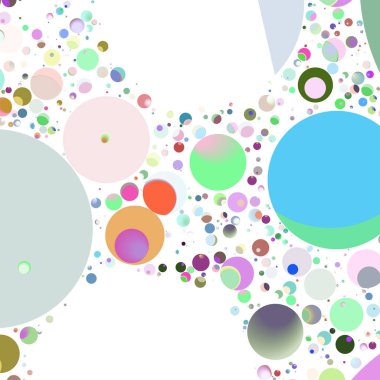 Çok renkli geometrik daire arka plan seamless modeli.