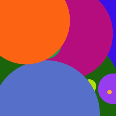 Daire geometrik şaşırtıcı arka plan çok renkli desen.