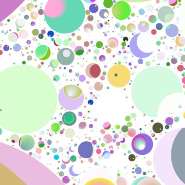 Çok renkli geometrik daire arka plan seamless modeli.