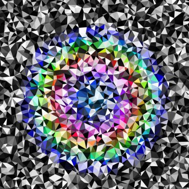 Arka plan çok renkli geometrik poligonal.