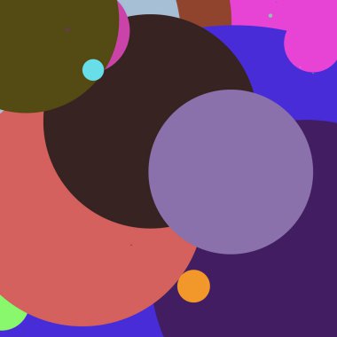 Daire geometrik şaşırtıcı arka plan çok renkli desen.