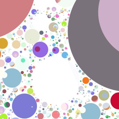 Çok renkli geometrik daire arka plan seamless modeli.