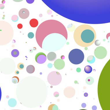 Çok renkli geometrik daire arka plan seamless modeli.