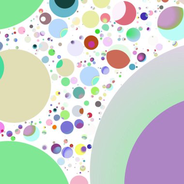 Çok renkli geometrik daire arka plan seamless modeli.