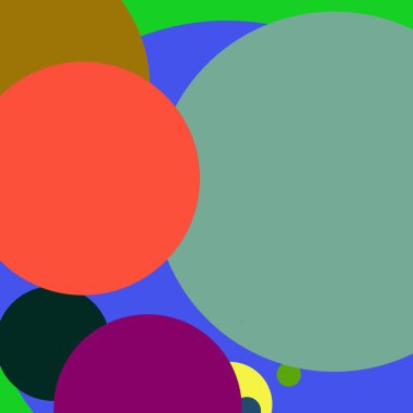 Daire geometrik yeni arka plan çok renkli desen.