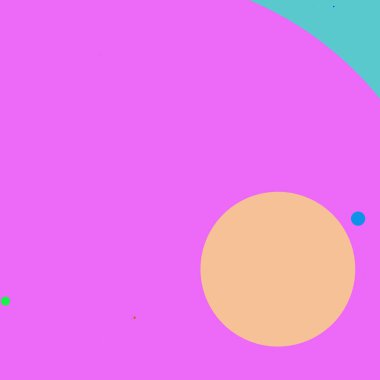 Daire geometrik şaşırtıcı arka plan çok renkli desen.