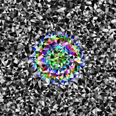 Arka plan çok renkli geometrik poligonal.