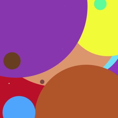 Daire geometrik yeni arka plan çok renkli desen.