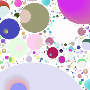 Çok renkli geometrik daire arka plan seamless modeli.