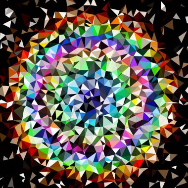 Arka plan çok renkli geometrik poligonal.
