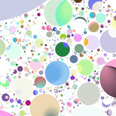 Çok renkli geometrik daire arka plan seamless modeli.