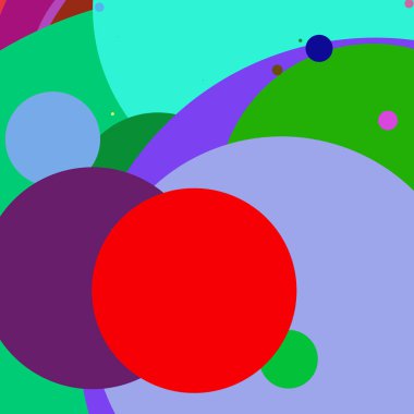 Daire geometrik yeni arka plan çok renkli desen.