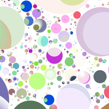 Çok renkli geometrik daire arka plan seamless modeli.