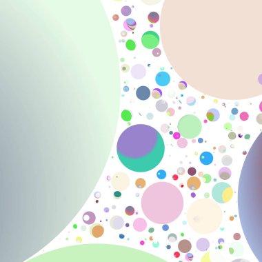 Çok renkli geometrik daire arka plan seamless modeli.