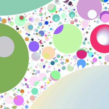 Çok renkli geometrik daire arka plan seamless modeli.